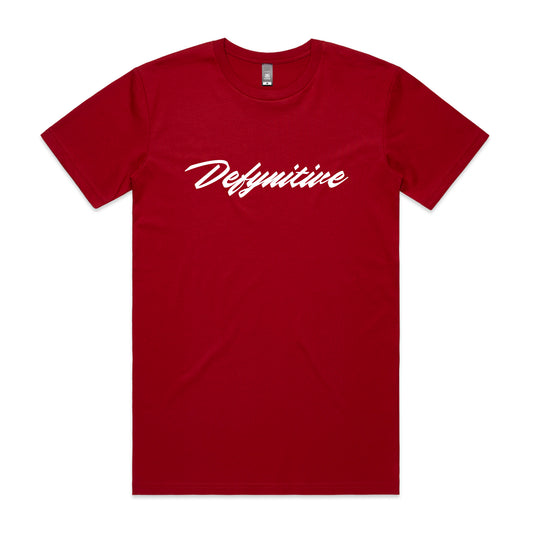 Defynitive Tee Cardinal Red