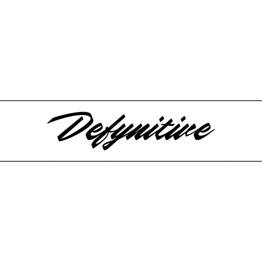 Defynitive Decal Black